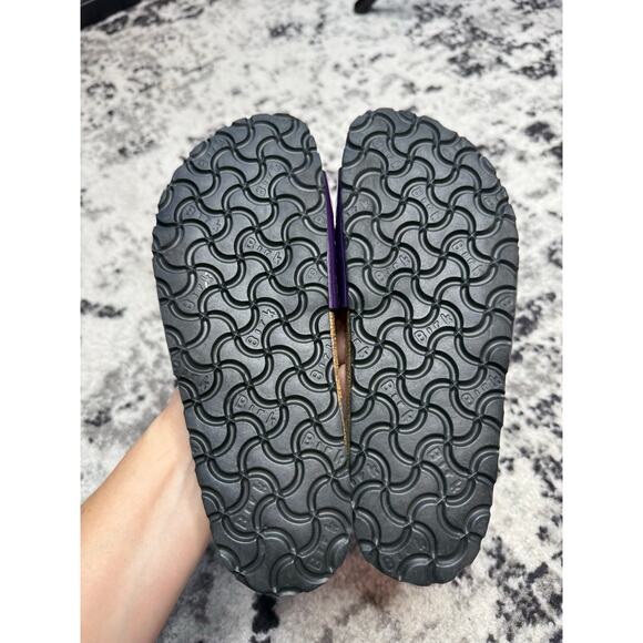 Birkenstock Molina Sandals Women 35 Purple Patent Leather Slip On Comfort Cork - Picture 6 of 6